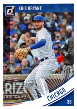 2018 Panini Donruss Baseball #183b Image Variation Kris Bryant