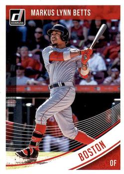 2018 Panini Donruss Baseball #191c Full Name Variation Mookie Betts