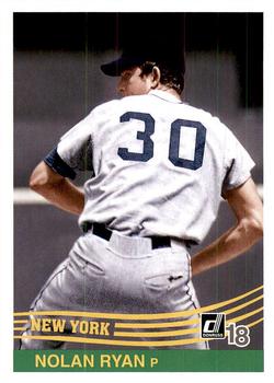 2018 Panini Donruss Baseball #256b R84 Image Variation Nolan Ryan