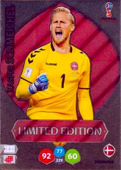 2018 Panini FIFA World Cup Russia Adrenalyn XL #LE-KSC Limited Edition Kasper Schmeichel