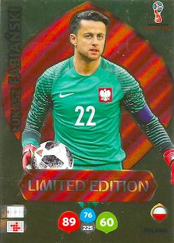 2018 Panini FIFA World Cup Russia Adrenalyn XL #LE-LF Limited Edition Lukasz Fabianski