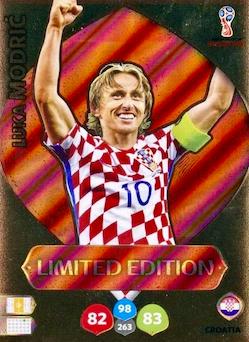 2018 Panini FIFA World Cup Russia Adrenalyn XL #LE-LMO Limited Edition Luka Modric