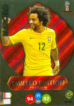 2018 Panini FIFA World Cup Russia Adrenalyn XL #LE-MA Limited Edition Marcelo