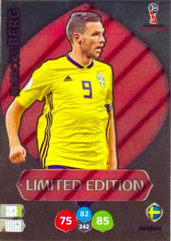 2018 Panini FIFA World Cup Russia Adrenalyn XL #LE-MAB Limited Edition Marcus Berg