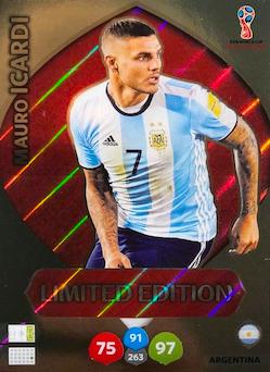 2018 Panini FIFA World Cup Russia Adrenalyn XL #LE-MI Limited Edition Mauro Icardi