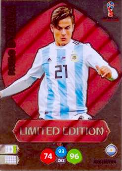 2018 Panini FIFA World Cup Russia Adrenalyn XL #LE-PD Limited Edition Paulo Dybala