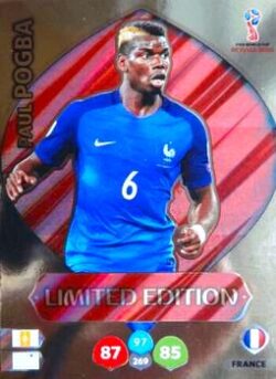 2018 Panini FIFA World Cup Russia Adrenalyn XL #LE-PP Limited Edition Paul Pogba