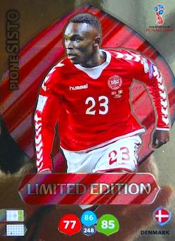 2018 Panini FIFA World Cup Russia Adrenalyn XL #LE-PS Limited Edition Pione Sisto