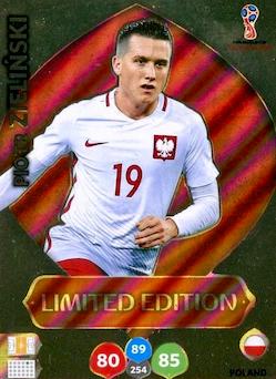 2018 Panini FIFA World Cup Russia Adrenalyn XL #LE-PZ Limited Edition Piotr Zielinski