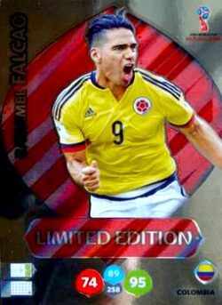 2018 Panini FIFA World Cup Russia Adrenalyn XL #LE-RF Limited Edition Radamel Falcao