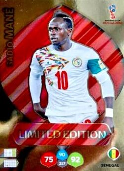 2018 Panini FIFA World Cup Russia Adrenalyn XL #LE-SM Limited Edition Sadio Mané