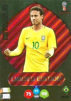 2018 Panini FIFA World Cup Russia Adrenalyn XL #LE-NE Limited Edition Neymar Jr