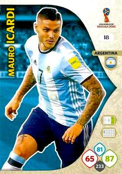 2018 Panini FIFA World Cup Russia Adrenalyn XL #018 Mauro Icardi