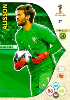 2018 Panini FIFA World Cup Russia Adrenalyn XL #037 Alisson