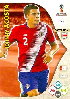 2018 Panini FIFA World Cup Russia Adrenalyn XL #065 Johnny Acosta