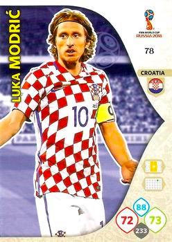 2018 Panini FIFA World Cup Russia Adrenalyn XL #078 Luka Modric