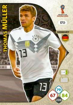 2018 Panini FIFA World Cup Russia Adrenalyn XL #170 Thomas Muller