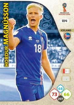 2018 Panini FIFA World Cup Russia Adrenalyn XL #184 Hordur Magnusson