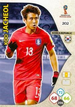 2018 Panini FIFA World Cup Russia Adrenalyn XL #202 Koo Ja-cheol