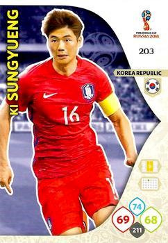 2018 Panini FIFA World Cup Russia Adrenalyn XL #203 Ki Sung-Yueng