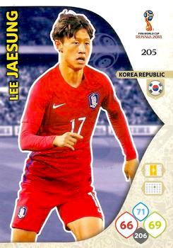 2018 Panini FIFA World Cup Russia Adrenalyn XL #205 Lee Jae-sung