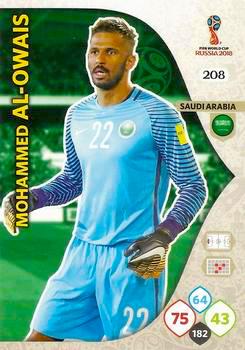 2018 Panini FIFA World Cup Russia Adrenalyn XL #208 Mohammed Al-Owais