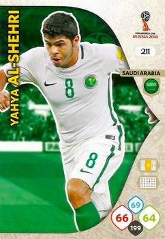 2018 Panini FIFA World Cup Russia Adrenalyn XL #211 Yahya Al-Shehri