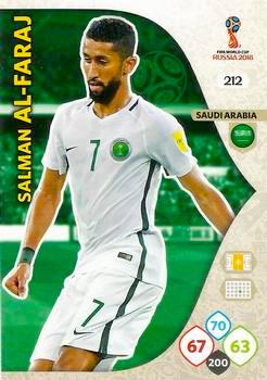 2018 Panini FIFA World Cup Russia Adrenalyn XL #212 Salman Al-Faraj