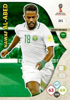 2018 Panini FIFA World Cup Russia Adrenalyn XL #215 Nawaf Al-Abed