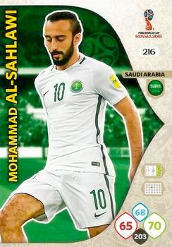 2018 Panini FIFA World Cup Russia Adrenalyn XL #216 Mohammad Al-Sahlawi