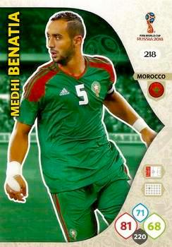 2018 Panini FIFA World Cup Russia Adrenalyn XL #218 Medhi Benatia