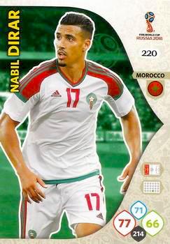 2018 Panini FIFA World Cup Russia Adrenalyn XL #220 Nabil Dirar