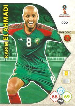 2018 Panini FIFA World Cup Russia Adrenalyn XL #222 Karim El Ahmadi