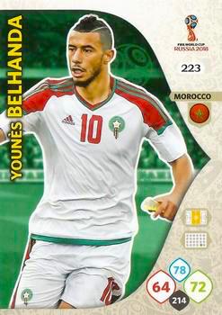 2018 Panini FIFA World Cup Russia Adrenalyn XL #223 Younes Belhanda