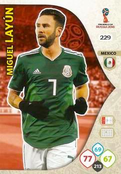 2018 Panini FIFA World Cup Russia Adrenalyn XL #229 Miguel Layun