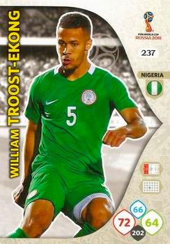 2018 Panini FIFA World Cup Russia Adrenalyn XL #237 William Troost-Ekong