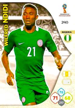 2018 Panini FIFA World Cup Russia Adrenalyn XL #240 Wilfred Ndidi