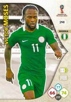 2018 Panini FIFA World Cup Russia Adrenalyn XL #241 Victor Moses