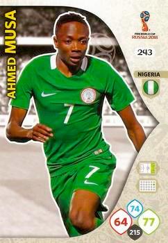 2018 Panini FIFA World Cup Russia Adrenalyn XL #243 Ahmed Musa