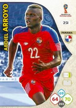 2018 Panini FIFA World Cup Russia Adrenalyn XL #251 Abdiel Arroyo