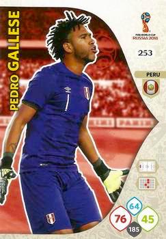 2018 Panini FIFA World Cup Russia Adrenalyn XL #253 Pedro Gallese