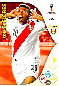 2018 Panini FIFA World Cup Russia Adrenalyn XL #260 Edison Flores