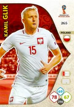 2018 Panini FIFA World Cup Russia Adrenalyn XL #265 Kamil Glik