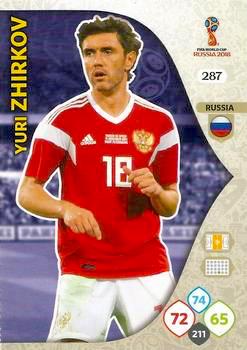 2018 Panini FIFA World Cup Russia Adrenalyn XL #287 Yuri Zhirkov