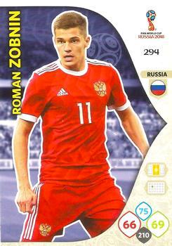 2018 Panini FIFA World Cup Russia Adrenalyn XL #294 Roman Zobnin