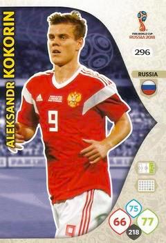 2018 Panini FIFA World Cup Russia Adrenalyn XL #296 Aleksandr Kokorin