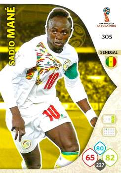 2018 Panini FIFA World Cup Russia Adrenalyn XL #305 Sadio Mané