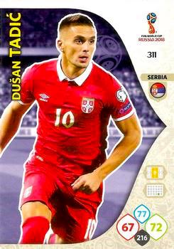 2018 Panini FIFA World Cup Russia Adrenalyn XL #311 Dušan Tadić