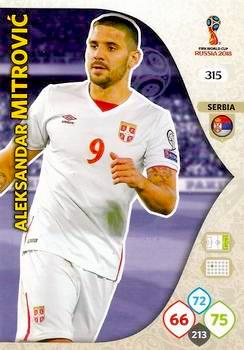 2018 Panini FIFA World Cup Russia Adrenalyn XL #315 Aleksandar Mitrovic