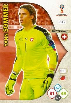 2018 Panini FIFA World Cup Russia Adrenalyn XL #316 Yann Sommer